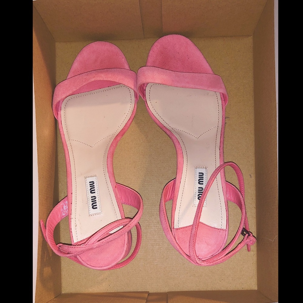 Miumiu sandals with straps